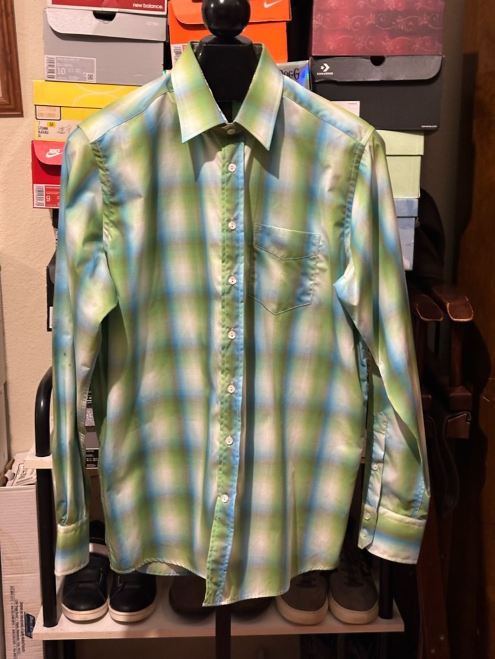 Georg Roth Plaid Dress Shirt